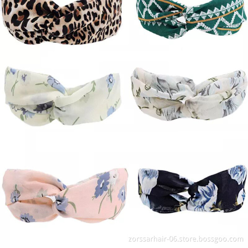 Fashion Letter Designer Luxury Elastic Yoga Hair Bands Wrap Elastic Turban Headband Nine Color